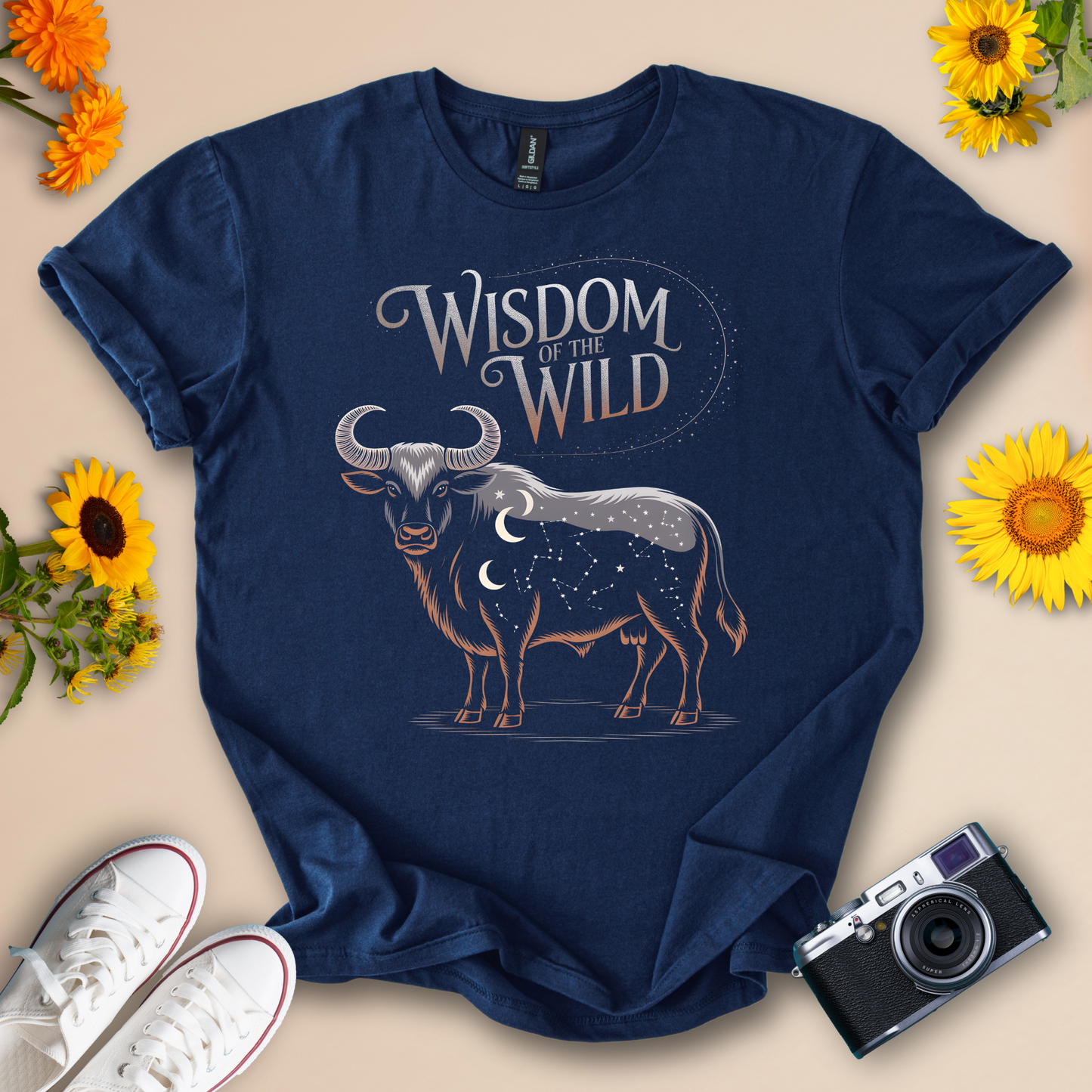 Wisdom of the Wild - Starry Buffalo Design Tee