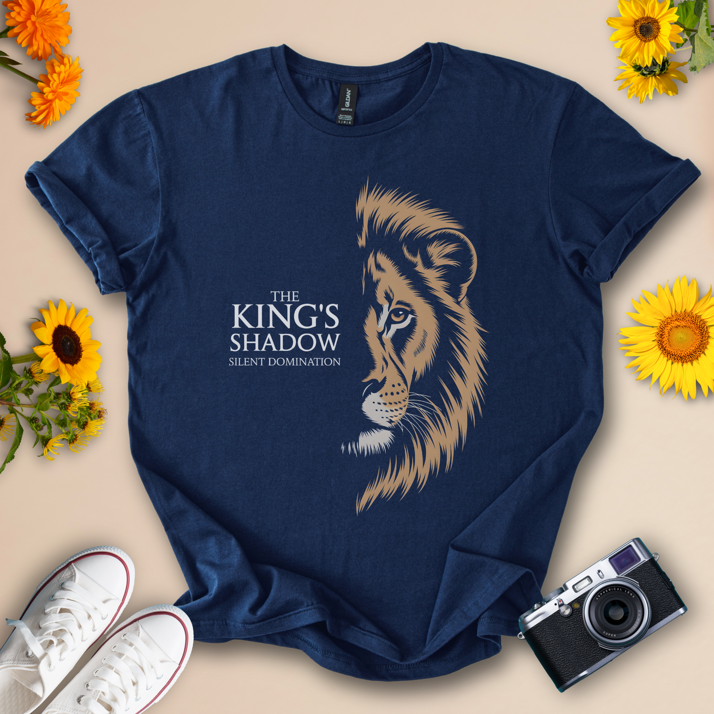 King's Shadow - Bold Lion Motivation Tee