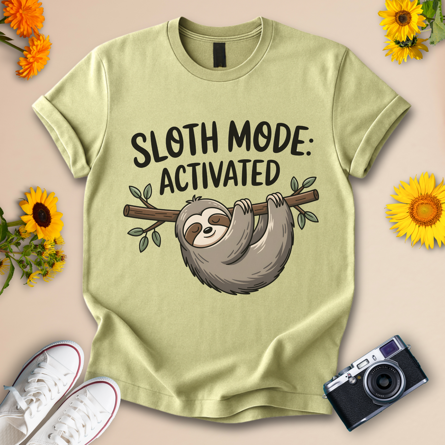 Sloth Mode Activated Relaxation Tee