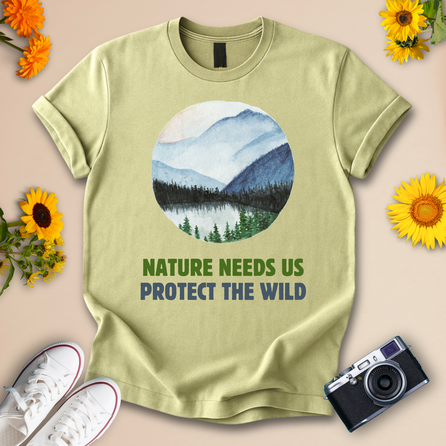 Nature Needs Us, Protect the Wild Nature Eco Tee
