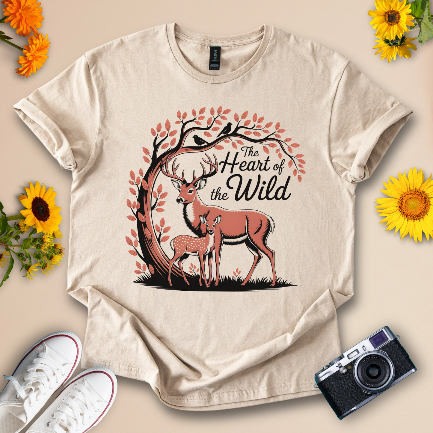 The Heart of the Wild Nature Inspired Tee
