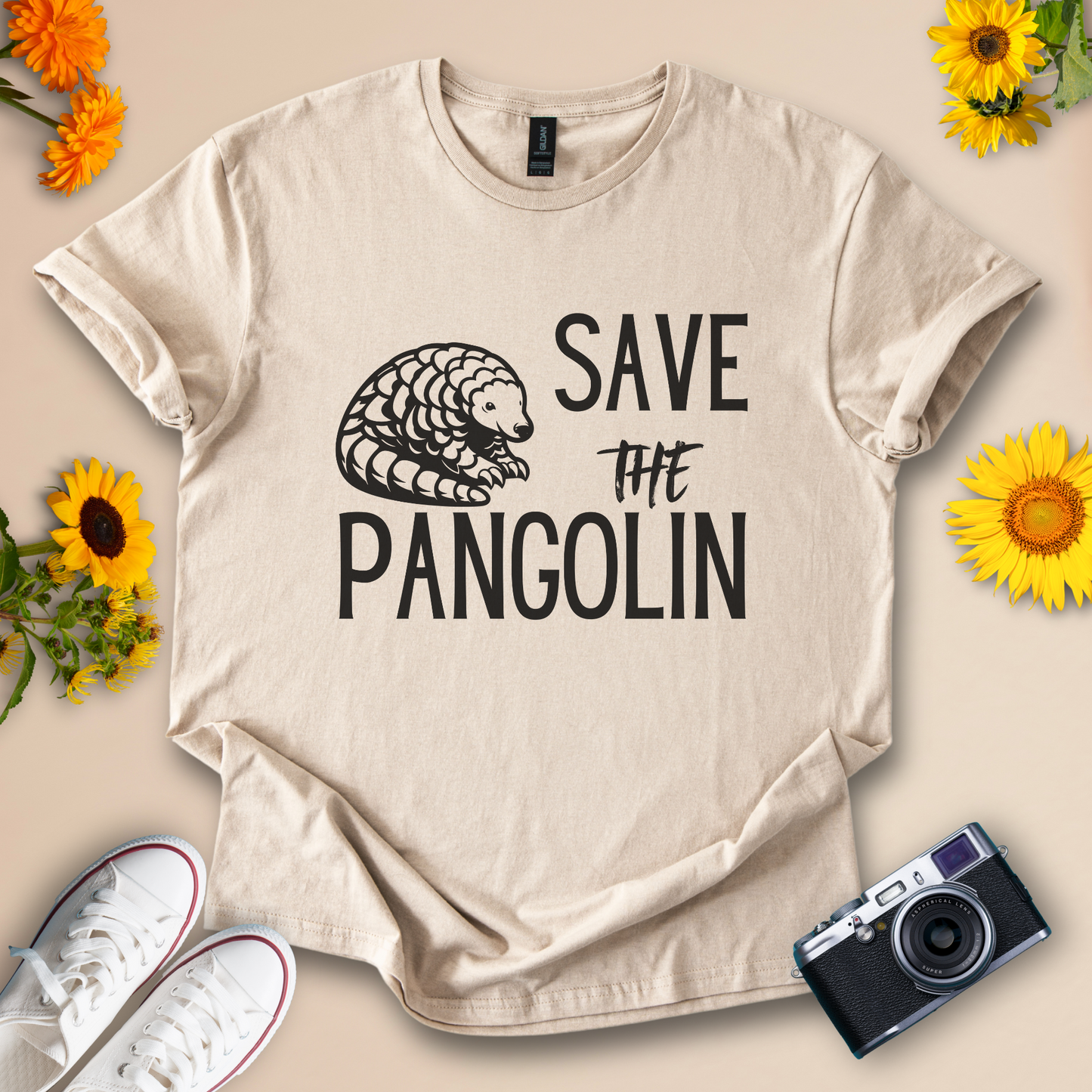 Save the Pangolin Wildlife Conservation Tee