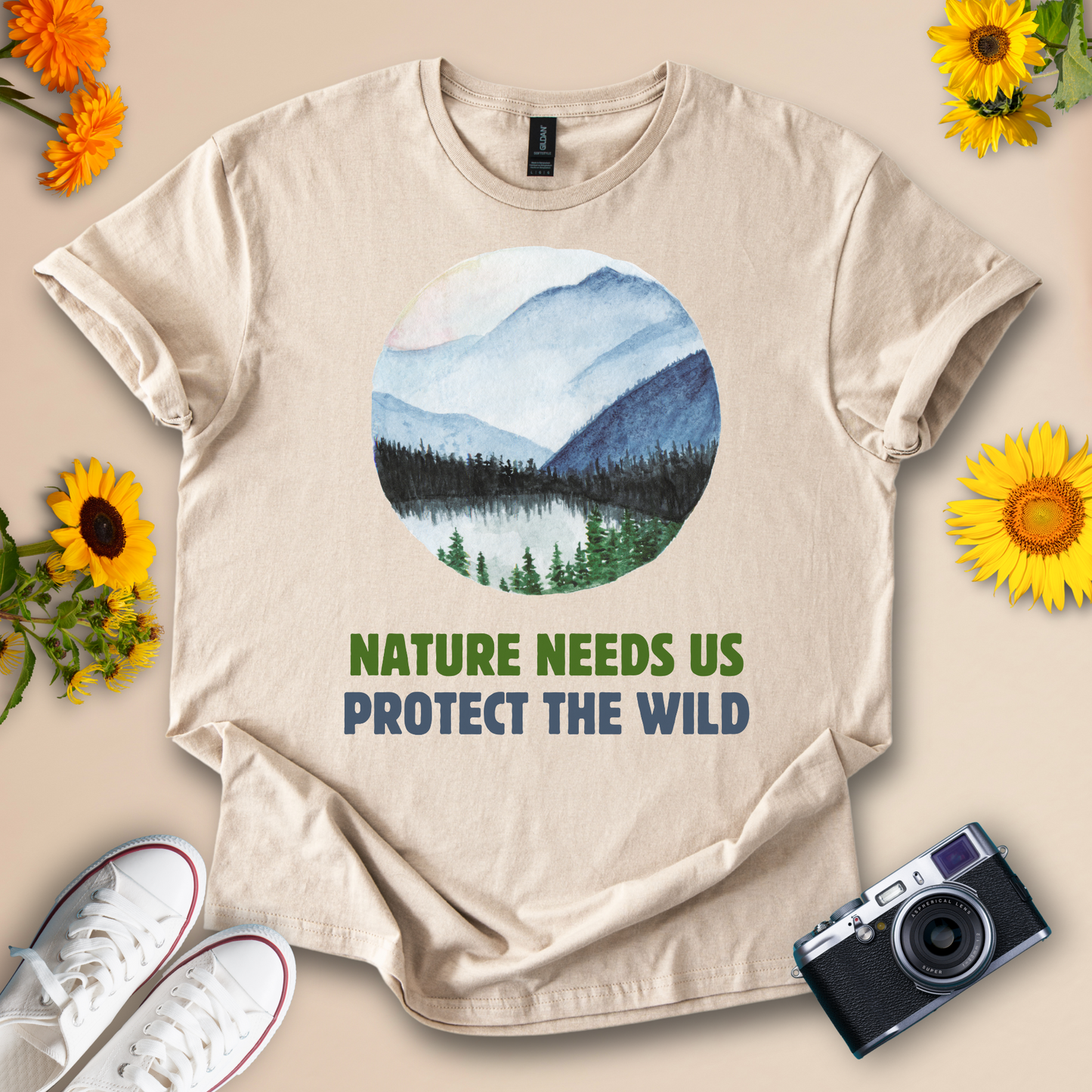 Nature Needs Us, Protect the Wild Nature Eco Tee