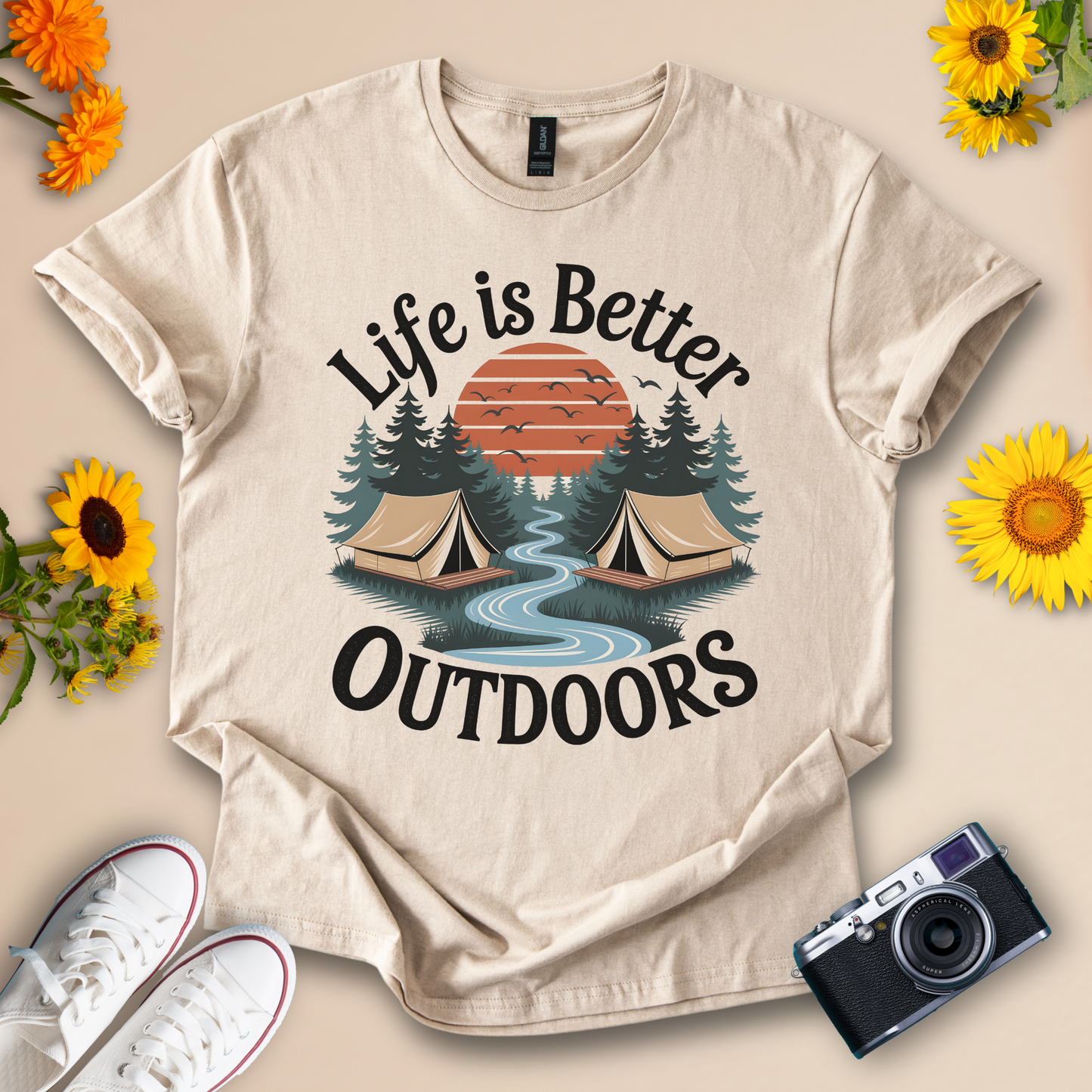 Life Is Better Outdoors T-Shirt – Camping Tee