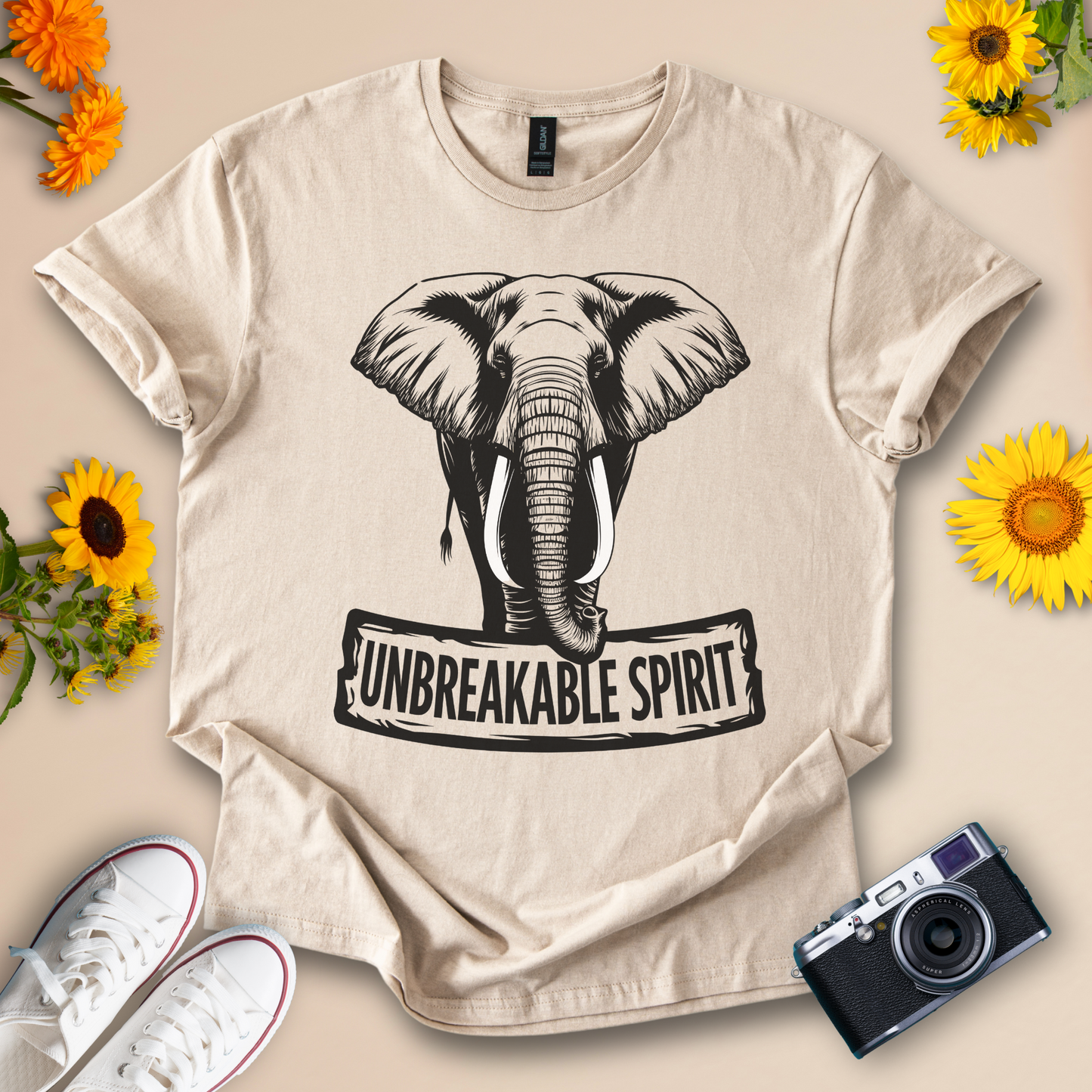 Unbreakable Spirit Elephant Graphic Tee
