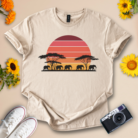 African Sunset Safari Tee