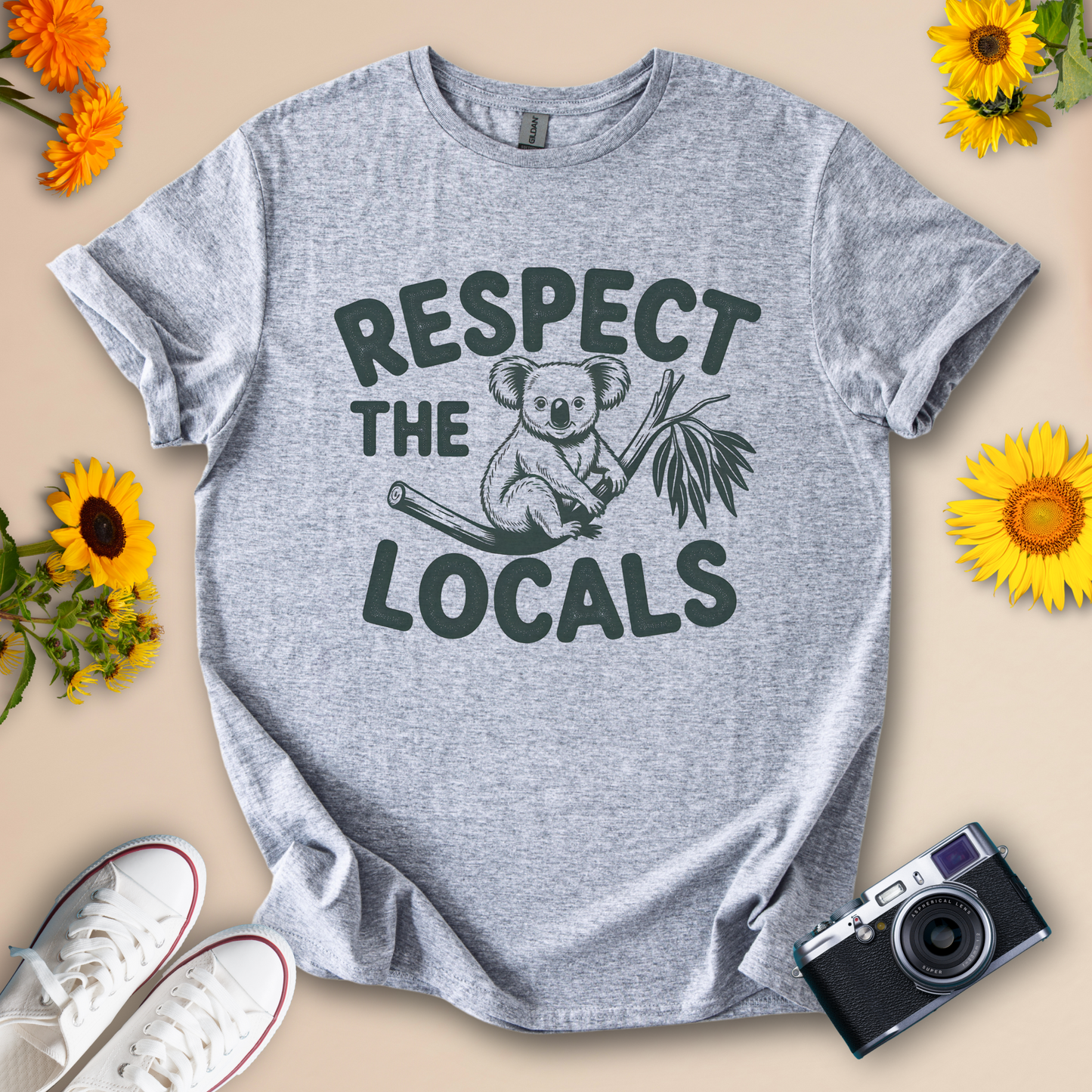 Koala T-Shirt – Respect the Locals Design