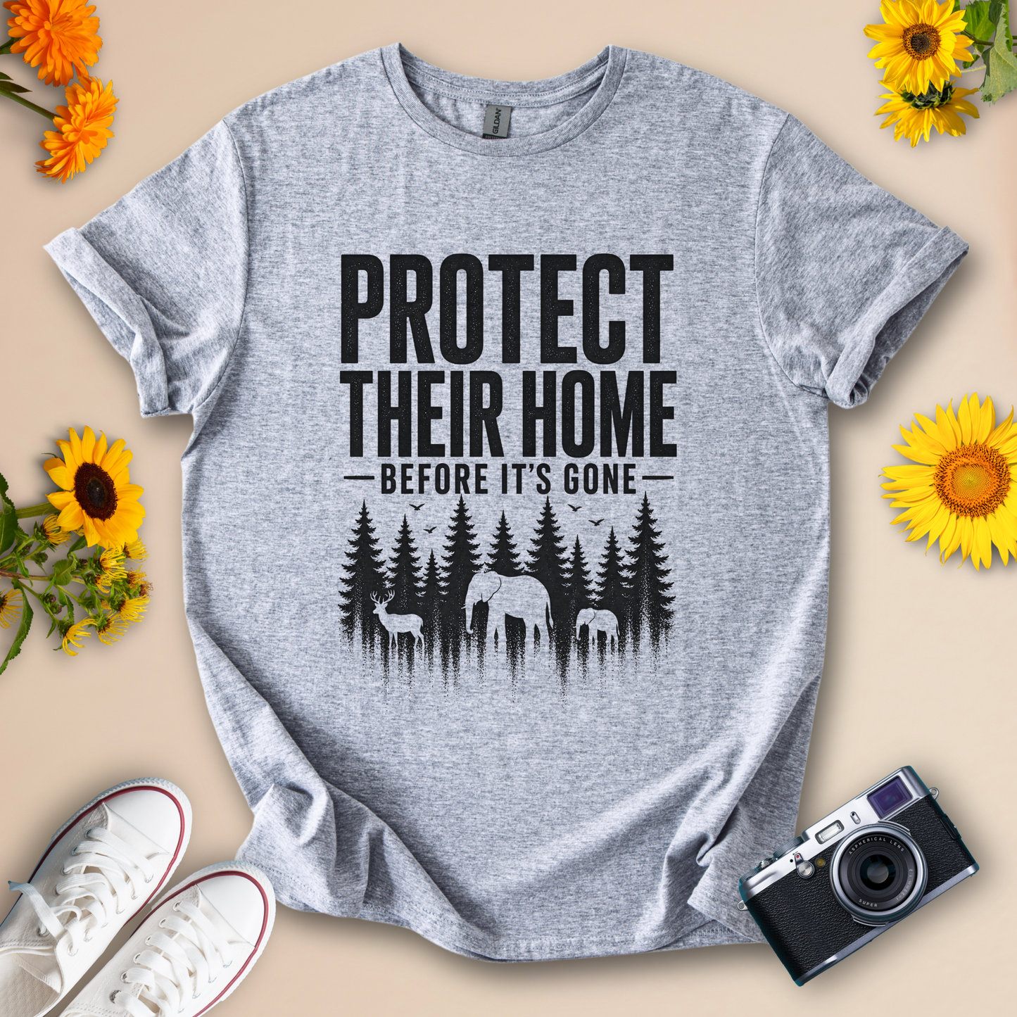 Protect Their Home 🦌 - Wildserve - Inspirational Wildlife Tees