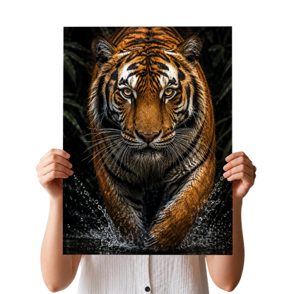 Tiger Portrait Poster - Wildserve - Inspirational Wildlife Tees