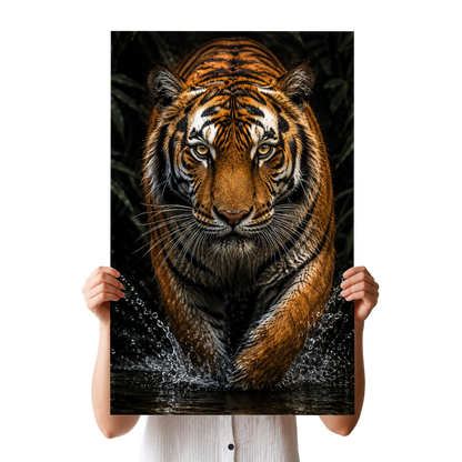 Tiger Portrait Poster - Wildserve - Inspirational Wildlife Tees