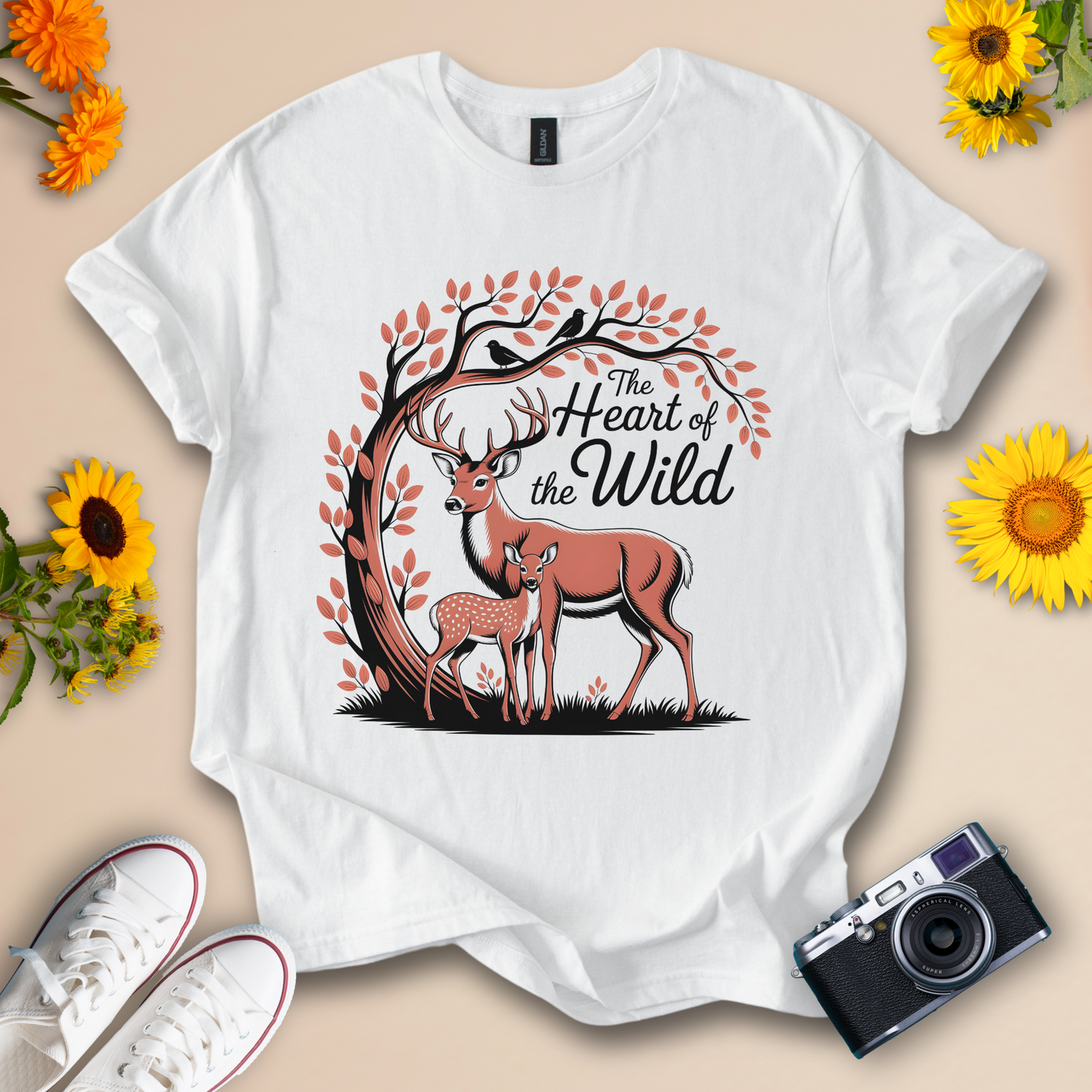 The Heart of the Wild Nature Inspired Tee