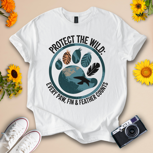 Protect the Wild Earth Conservation Tee