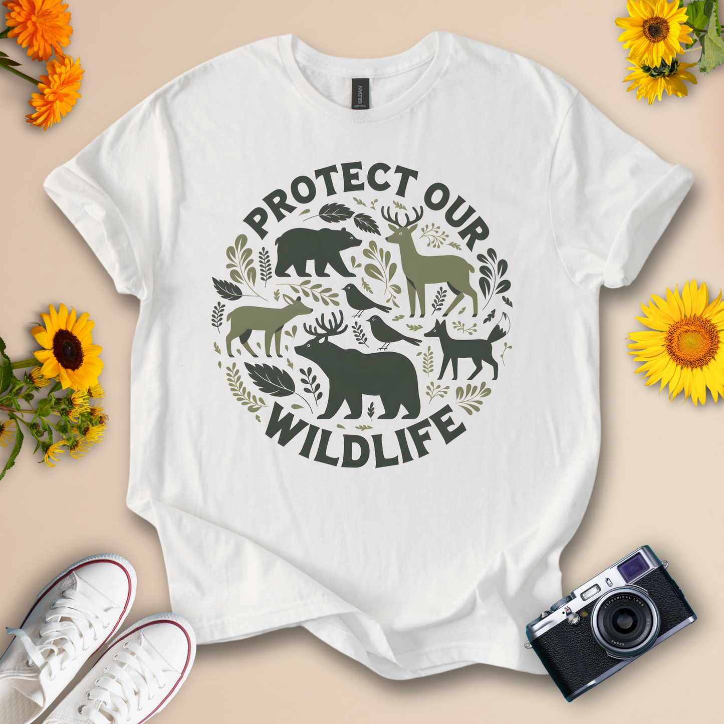 Protect Our Wildlife Unisex T-Shirt – Animal Conservation Tee