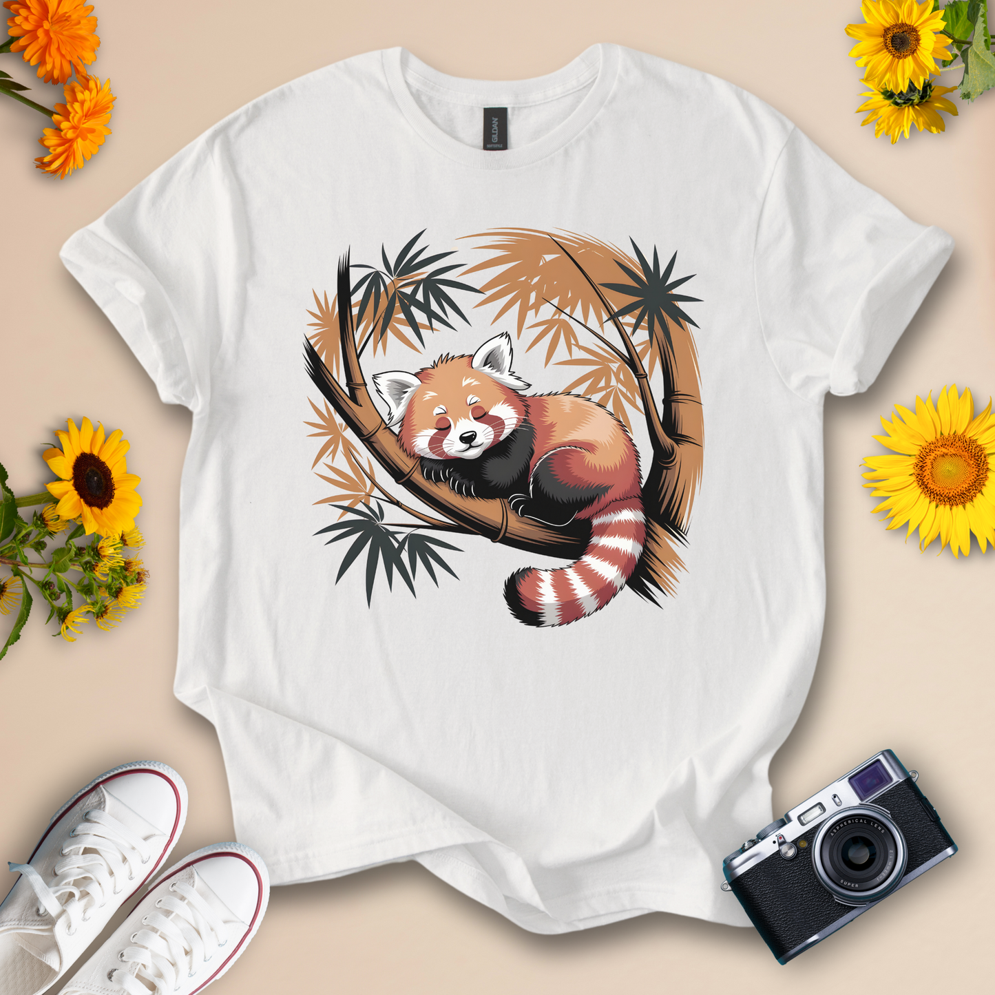 Cute Red Panda T-Shirt – Bamboo Forest Wildlife Animal Tee for Nature and Zoo Lovers