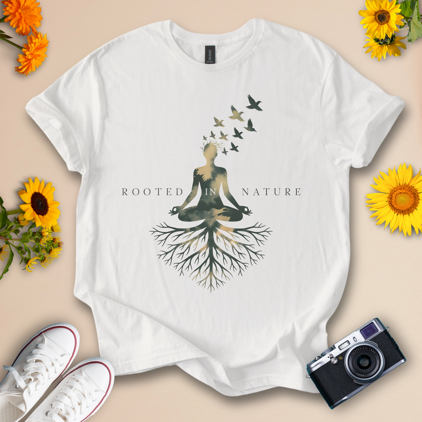 Meditation Roots Nature Lover Tee