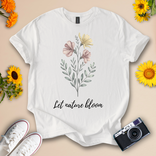 Let Nature Bloom Nature Love Tee