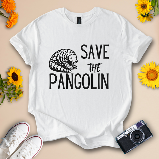 Save the Pangolin Wildlife Conservation Tee