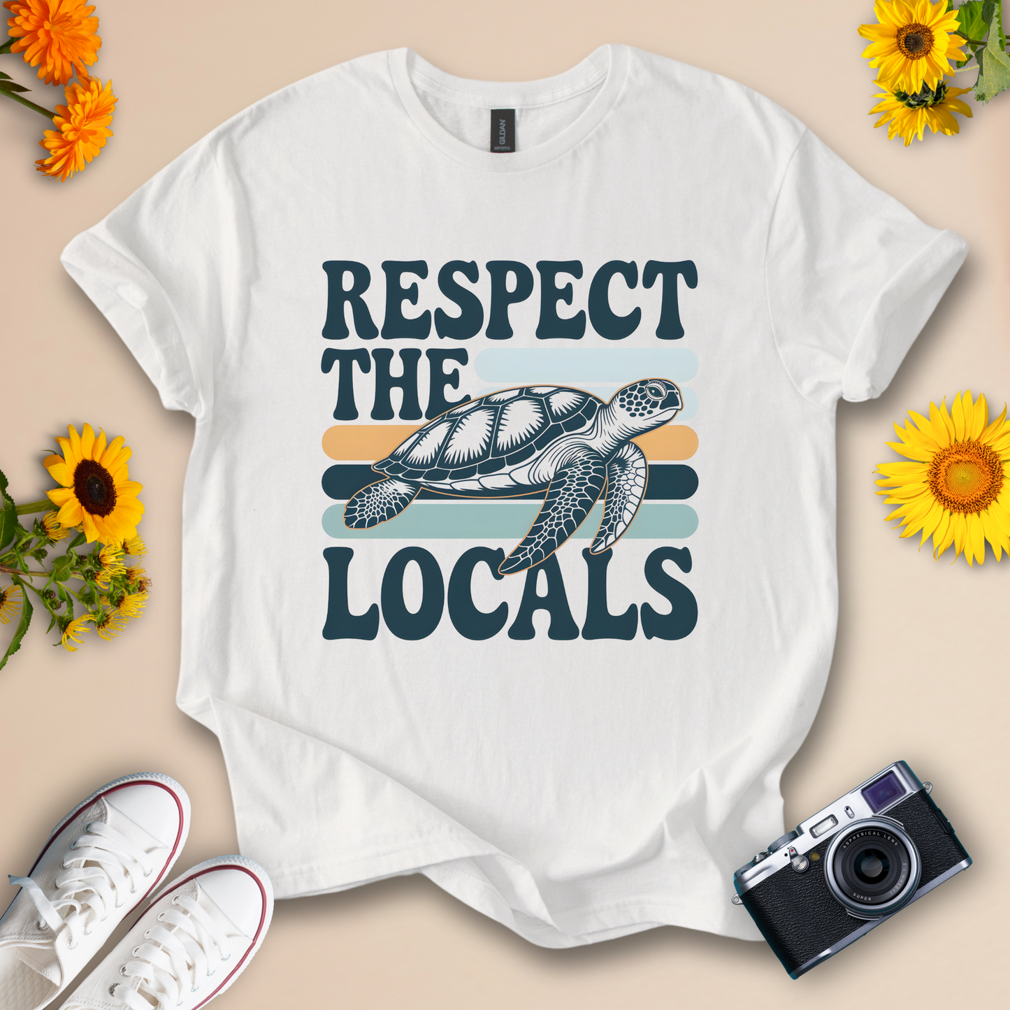 Respect the Locals Tee – Eco-Conscious Casual Summer Apparel