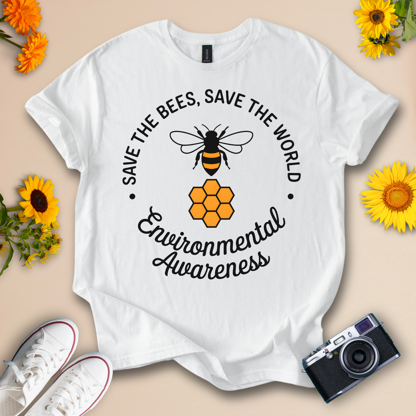 Save the Bees and Save the World Tee
